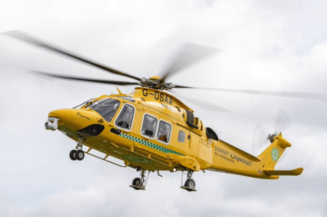 The Dorset and Somerset Air Ambulance, which last year flew more than 2,400 missions.
