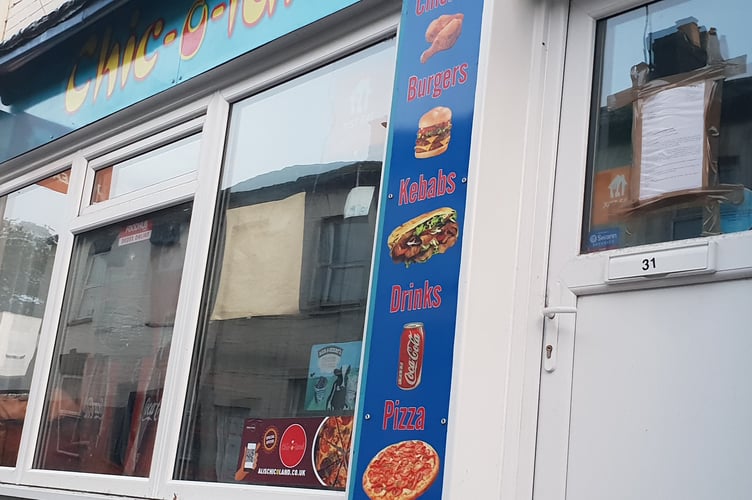 The empty Chic-O-Land takeaway shop in Wellington which is subject to a court hearing for possession.