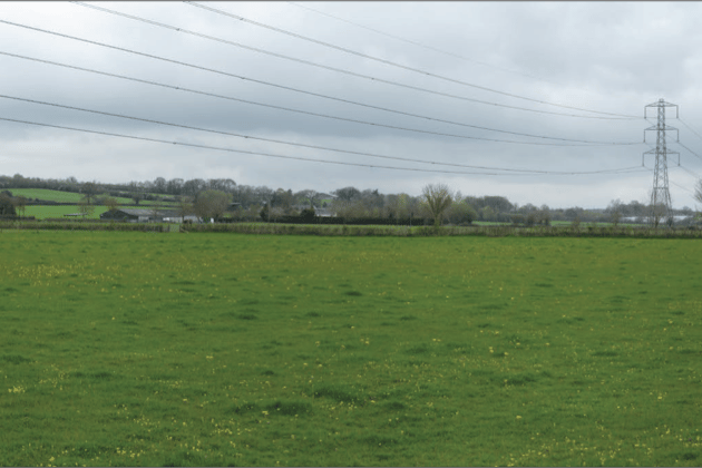 A view of the site on which Clearstone Energy wants to build a battery energy storage system.