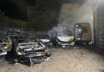 FIRE UPDATE: Arsonist hunted after 35 cars destroyed