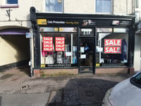Sudden closure of town centre shop