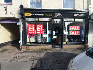 Sudden closure of town centre shop