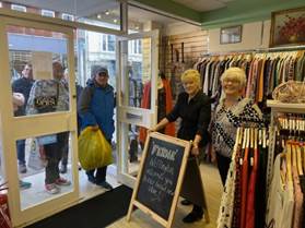 MP opens new shop in Wellington town centre