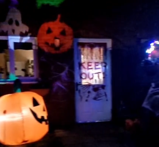 Samantha's Barrington Way home has once again been transformed into a house of horrors