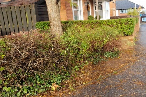 The former site of the postbox