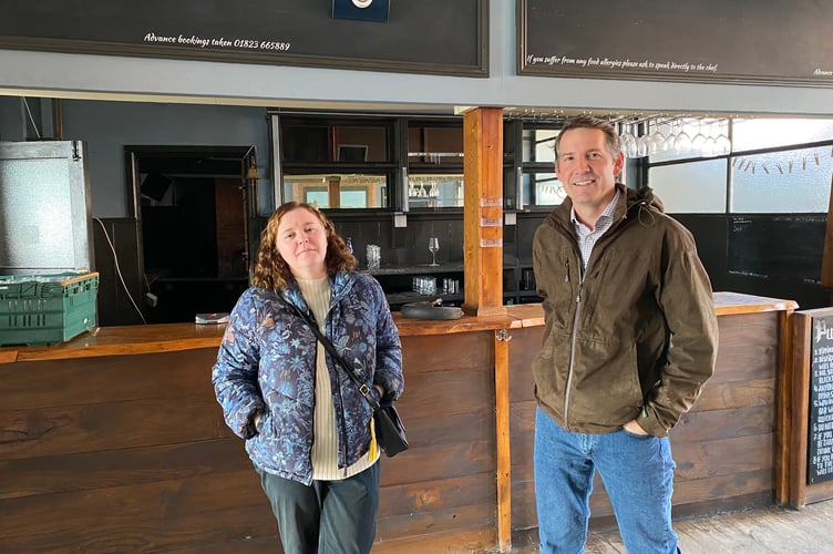 Oliver Yiead and Catarina Luchina will take up their work in the first floor of the old Dolphin Inn