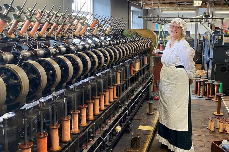 A Coldharbour Mill volunteer who has helped the charity win an award from the King.