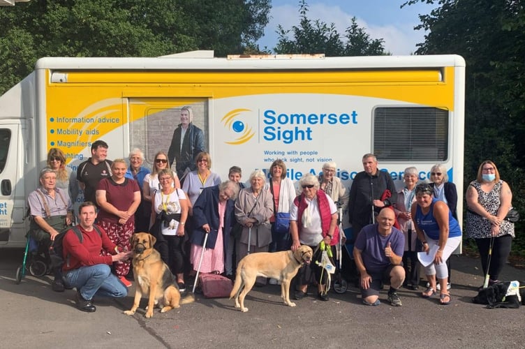 A day trip for Somerset Sight volunteers and those they support.