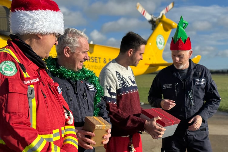 Dorset and Somerset Air Ambulance is sharing festive fundraising ideas.