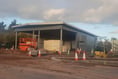 Fast food restaurant taking fast shape