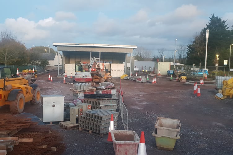The construction site at Chelston of a new KFC restaurant for Wellington.