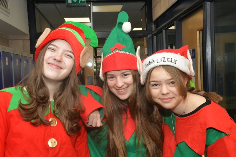 Visitors to Wellington School's Christmas fair had an elvishly good time on Saturday.