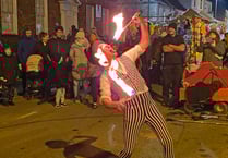 Huge, huge crowd for Christmas lights switch-on