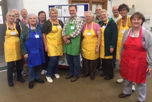 Some of the volunteers with Wellington's Best Before Food Store community project.