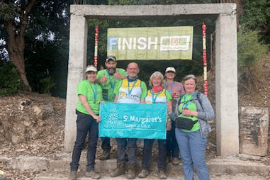 Some of the St Margaret's Hospice Himalaya trekkers.