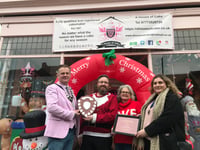 Icing on the cake as shop window wins Christmas award