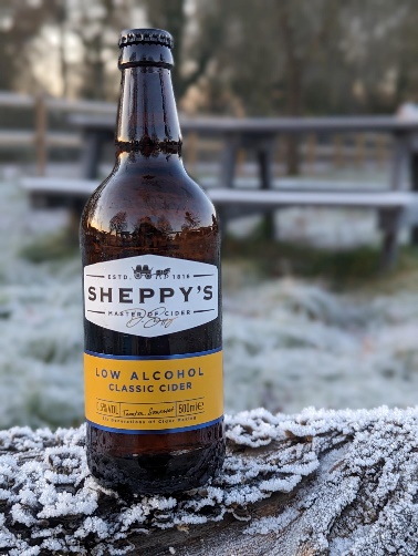 Sheppy's low alcohol cider