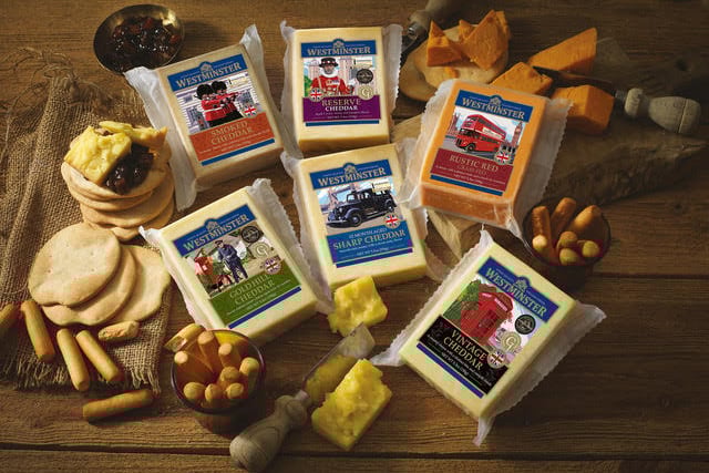Some of the Somerdale range of cheeses which have helped boost pre-tax profits.