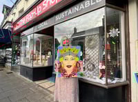 ‘Colourful and vibrant’ art temporarily on sale in the pop-up shop.