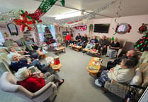Residents' festive support for air ambulance