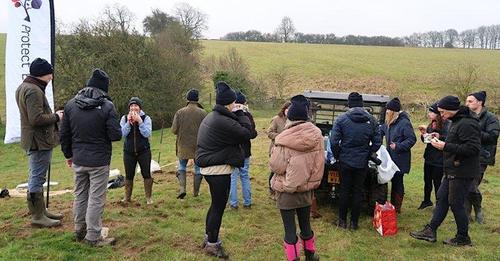 A previous Protect Earth tree planting event.