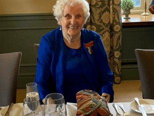 Birthday girl Madge has two parties