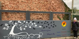 Mural depicts school's Christian values