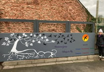 Mural depicts school's Christian values