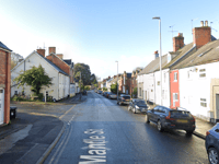 Motorists escape injury after town centre crash