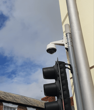 CCTV cameras which could be switched off to save money for Somerset Council.