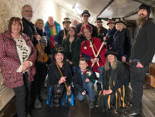 Morris dancing and folksong at the Welly Wassail 