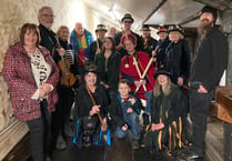 Morris dancing and folksong at the Welly Wassail 