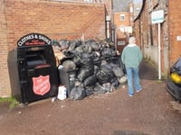 Environmental Health alerted over 'shameful' town centre rubbish pile