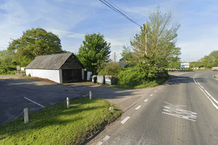 A garage used for storage opposite the Blackbird Inn could become an al fresco dining spot