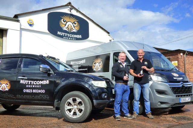 Ross Nuttycombe and Simon Brown, who are opening Wiveliscombe's first new 'pub' in several generations.