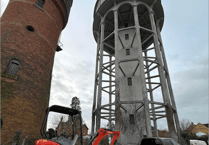 Contractors clean up historic water towers site