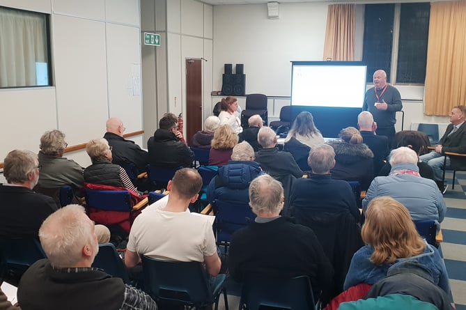 Wellington Town Council held a public forum before its budget meeting to explain to residents the challenges faced in setting a new budget.