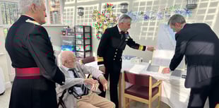 Surprise for D-Day veteran celebrating 100th birthday