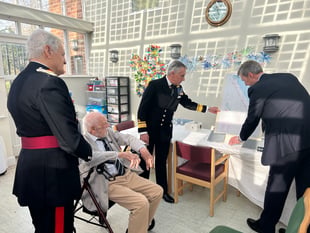 Surprise for D-Day veteran celebrating 100th birthday