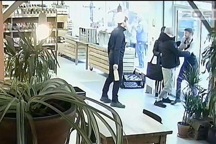 Officers were 'off duty' when thieves targeted the High Street in broad daylight, Wellington's police sergeant has admitted