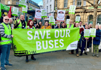 First of series of rallies against bus service cuts