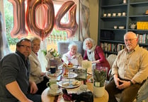 Wellington centenarian spills secret to long life on 104th birthday