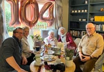 One of town's oldest women spills secret to long life on 104th birthday