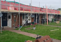 Contractors replace roofs and repair storm damage on Wellington elderly person estate