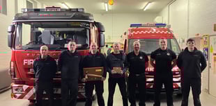Sadness as long-serving  town firefighters depart