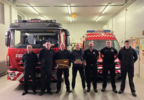 Sadness as long-serving  town firefighters depart