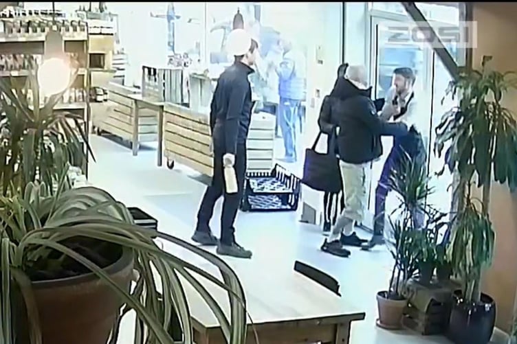 Police have blamed "the local media" after facing criticism for failing to attend a raid on a High Street store