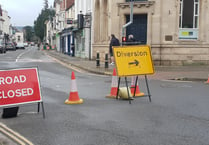 Anger at town centre road closure while no work takes place
