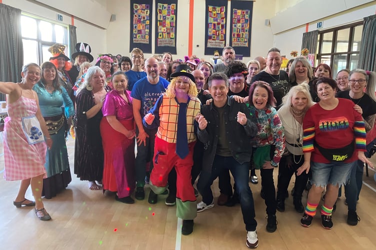 'Dick and Dom' star Richard McCourt made a surprise appearance at the charity dance marathon