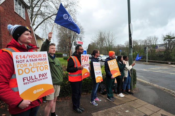Patients at Musgrove Park Hospital have been given advice as industrial action rumbles on